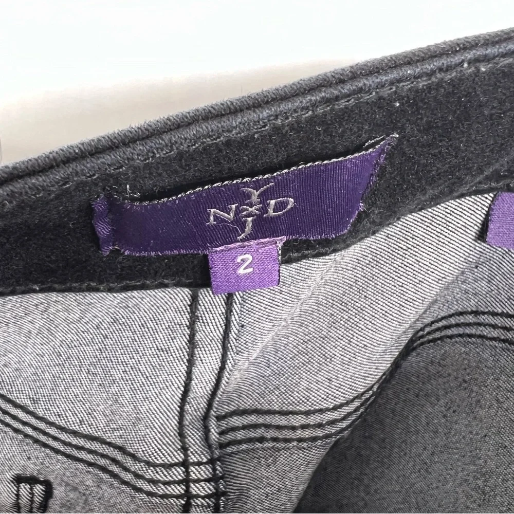 Nydj womens size 2 black legging skinny jeans - Picture 6 of 8